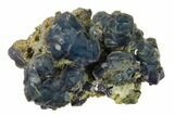 Blue Cubic Fluorite Crystal Cluster - China #137642-1